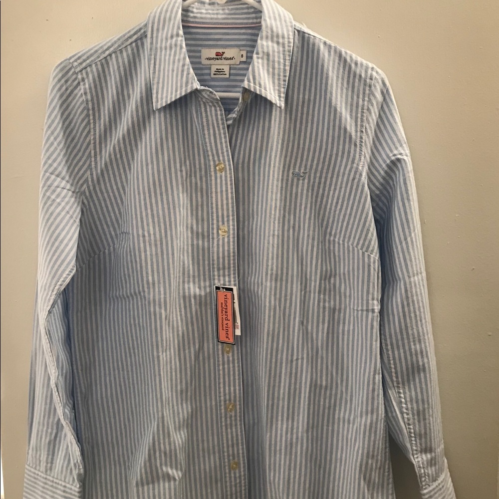 Vineyard Vines Oxford Stripe Blouse